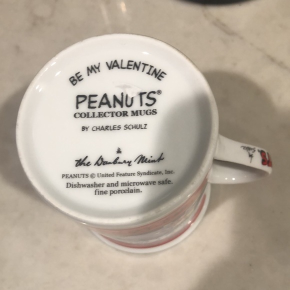 Danbury Mint Porcelain February Calendar Mug Red - Picture 6 of 6